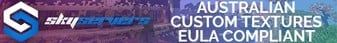 Sky Servers banner Sky Servers Minecraft server banner