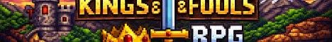 Kings & Fools RPG banner Kings & Fools RPG Minecraft server banner