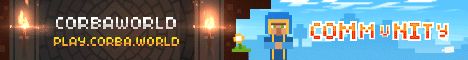 CorbaWorld banner CorbaWorld Minecraft server banner