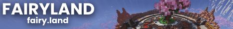 Fairyland banner Fairyland Minecraft server banner