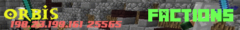 Orbis banner Orbis Minecraft server banner