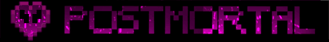 PostMortal banner PostMortal Minecraft server banner