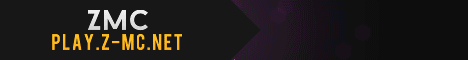 ZMinecraft banner ZMinecraft Minecraft server banner