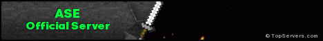 ASE Official Server banner ASE Official Server Minecraft server banner