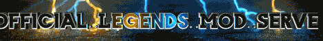 Legends Evolved banner Legends Evolved Minecraft server banner