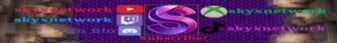 Sky X Network banner Sky X Network Minecraft server banner