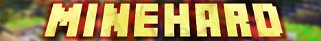 MineHard banner MineHard Minecraft server banner