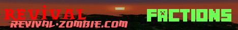 Revival-Zombie banner Revival-Zombie Minecraft server banner