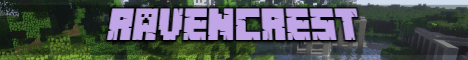 Ravencrest banner Ravencrest Minecraft server banner