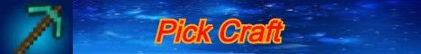 Pick Craft banner Pick Craft Minecraft server banner