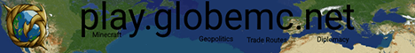 GlobeMC banner GlobeMC Minecraft server banner