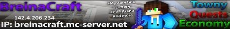 BreinaCraft banner BreinaCraft Minecraft server banner