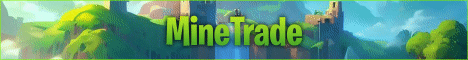 MineTrade banner MineTrade Minecraft server banner