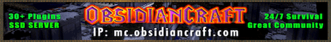 ObsidianCraft Cloud banner ObsidianCraft Cloud Minecraft server banner