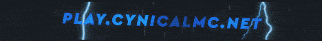 CynicalMC banner CynicalMC Minecraft server banner