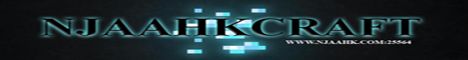 NjaahkCraft banner NjaahkCraft Minecraft server banner