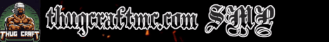 Thugcraft banner Thugcraft Minecraft server banner