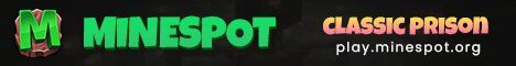 MineSpot banner MineSpot Minecraft server banner