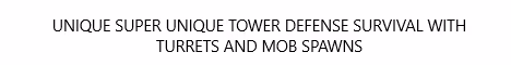 TOWERdefense survival banner TOWERdefense survival Minecraft server banner