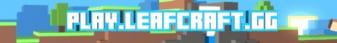 LeafCraft banner LeafCraft Minecraft server banner