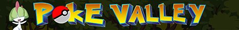 PokeValley banner PokeValley Minecraft server banner
