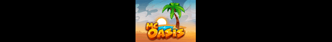 MCOasis banner MCOasis Minecraft server banner