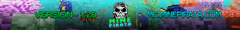 MinePirata banner MinePirata Minecraft server banner