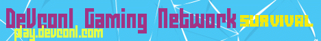 DeVcon1 Gaming Network banner DeVcon1 Gaming Network Minecraft server banner