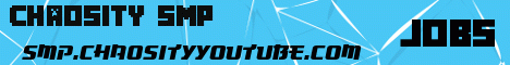 Chaosity SMP banner Chaosity SMP Minecraft server banner