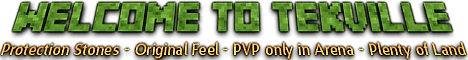 TekVille banner TekVille Minecraft server banner