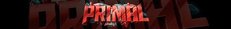 PRIMAL banner PRIMAL Minecraft server banner