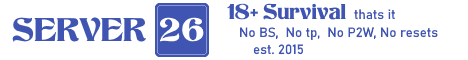 Server26 banner Server26 Minecraft server banner