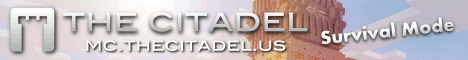 The Citadel banner The Citadel Minecraft server banner