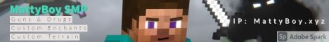 MattyBoy SMP banner MattyBoy SMP Minecraft server banner