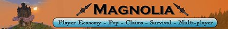 Magnolia Survival banner Magnolia Survival Minecraft server banner