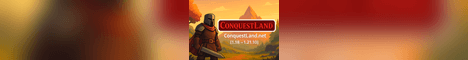 ConquestLand banner ConquestLand Minecraft server banner