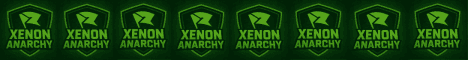 Xenon Anarchy banner Xenon Anarchy Minecraft server banner