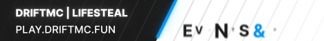 DriftMC banner DriftMC Minecraft server banner