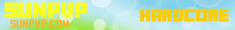 SunPvP banner SunPvP Minecraft server banner