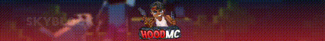 HOODMC banner HOODMC Minecraft server banner
