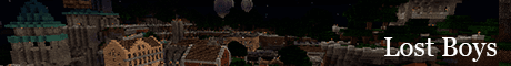 Lost Boys banner Lost Boys Minecraft server banner