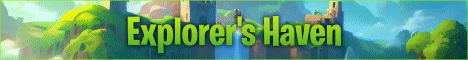 Explorers Haven banner Explorers Haven Minecraft server banner