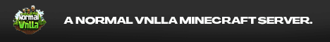 Normal Vnlla banner Normal Vnlla Minecraft server banner