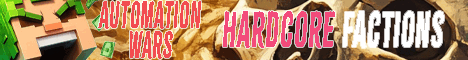 Automation Wars banner Automation Wars Minecraft server banner
