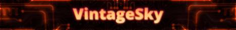 VintageSky banner VintageSky Minecraft server banner