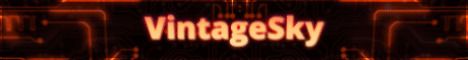 VintageSky banner VintageSky Minecraft server banner