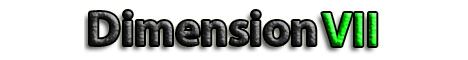Dimension Seven banner Dimension Seven Minecraft server banner
