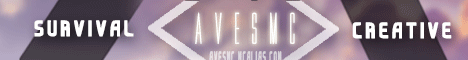 AvesMC banner AvesMC Minecraft server banner
