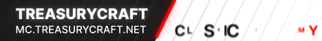 TreasuryCraft banner TreasuryCraft Minecraft server banner