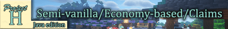 ProjectH banner ProjectH Minecraft server banner